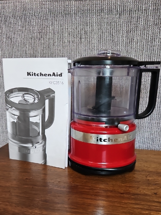 KitchenAid Other - KitchenAid Red Mini Food Processor with Silver Accent